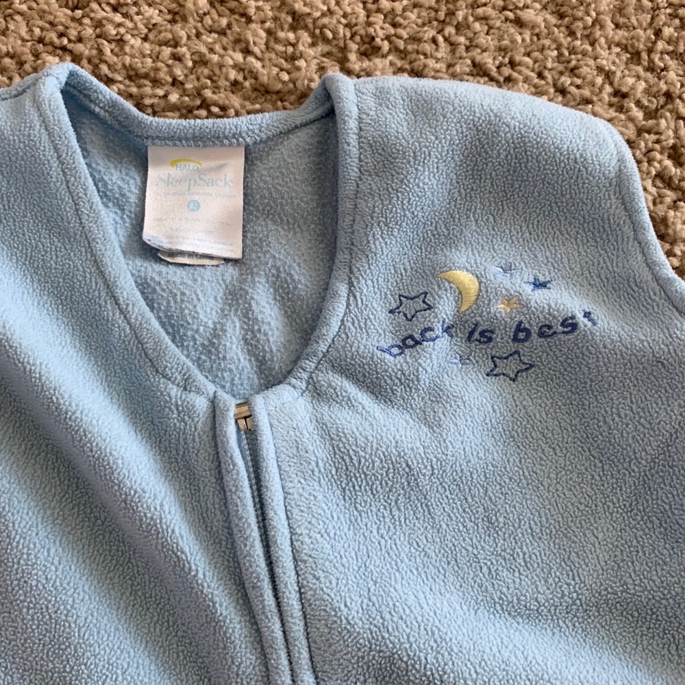 Moon and stars fleece sleep sack size L/12-18